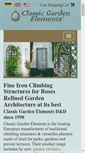 Mobile Screenshot of classic-garden-elements.co.uk
